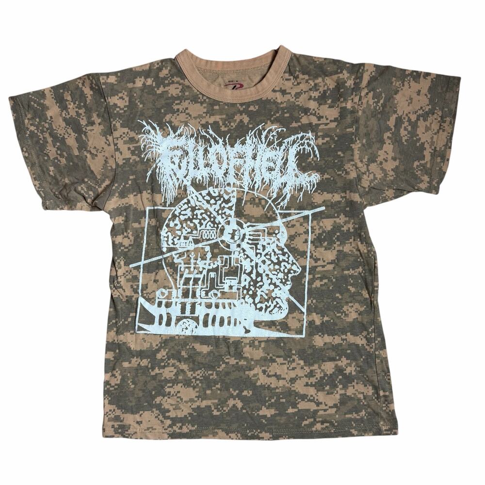 Full of Hell Camo Short Sleeve Tee, Black Metal